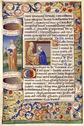 Hours of Charles VIII 108V Saint Anne